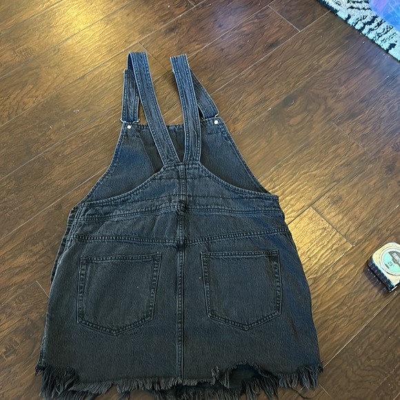 Free People Overall Jean Dress- Size 12 - Picture 11 of 11